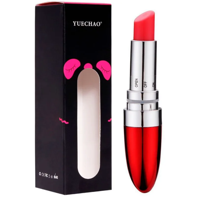 Vibrador em formato de batom, imagem contextual do guia de como escolher o primeiro vibrador