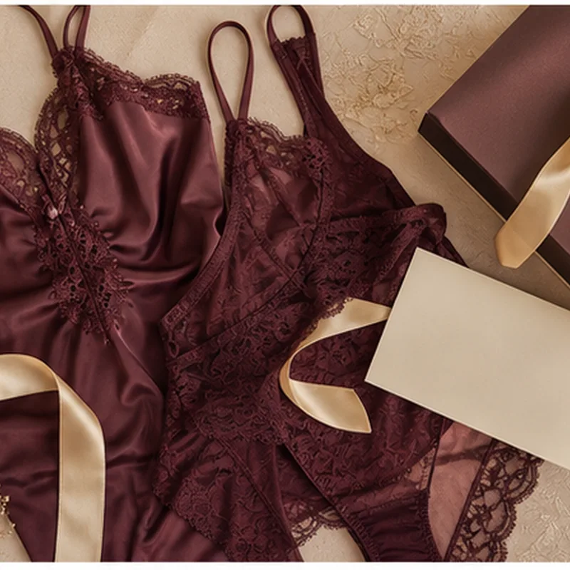 Lingerie sensual com embalagem discreta para ocasião ou presente