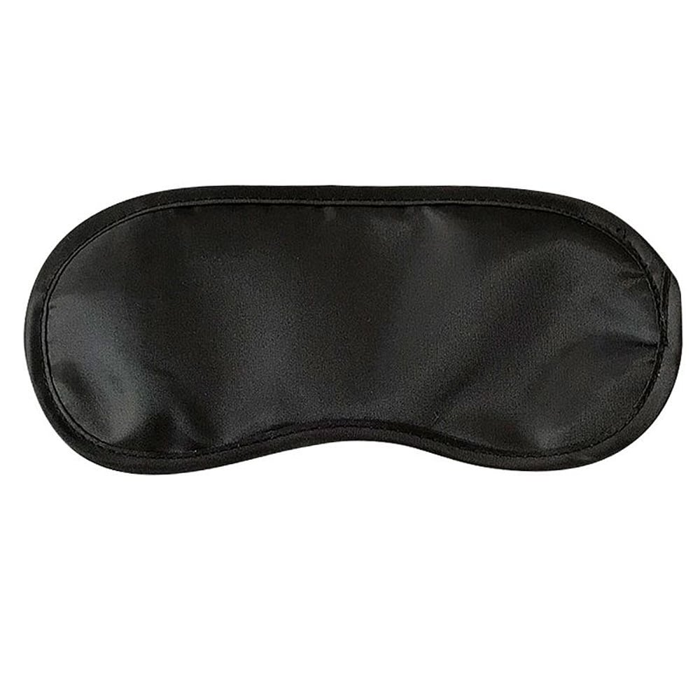 Venda preta em tecido para entrada sensorial em kit BDSM leve