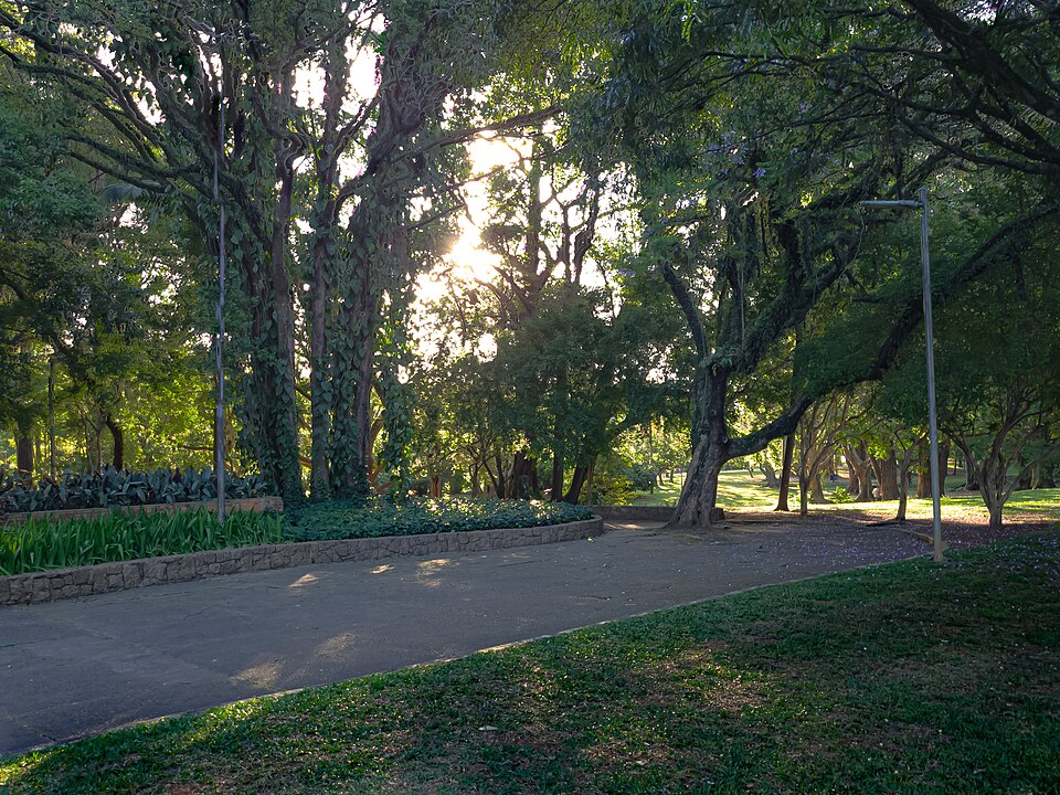 Parque Ibirapuera em São Paulo como referência de planejamento discreto fora do ambiente adulto