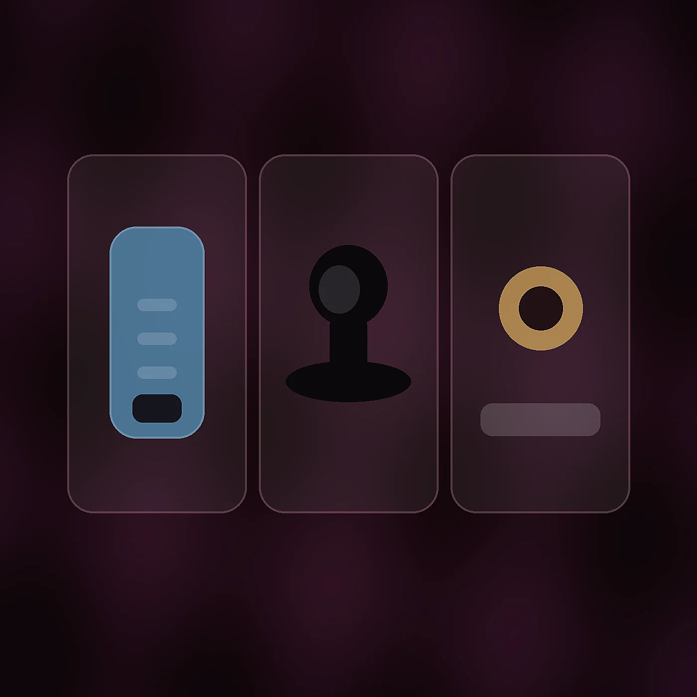 Kit editorial com lubrificante, plug anal e item de higiene para sexo anal