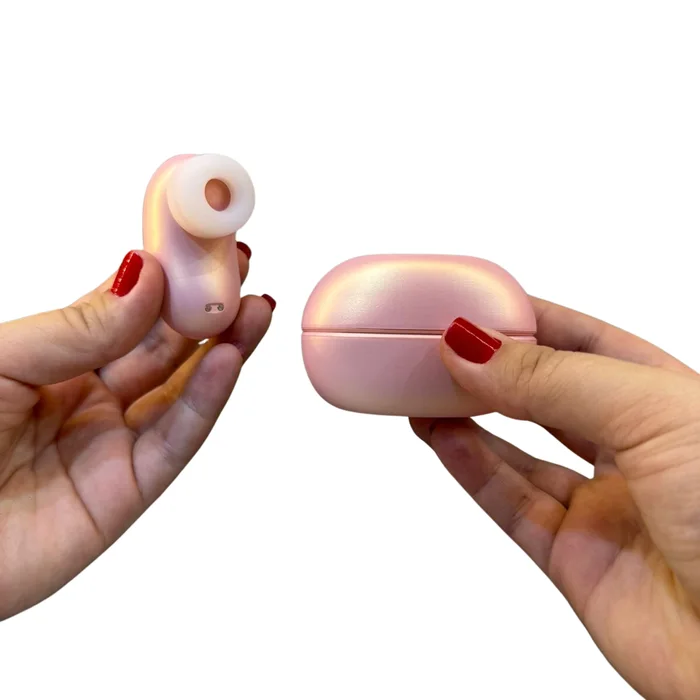 Sugador de clitóris mini pod em formato discreto para comparação de portabilidade