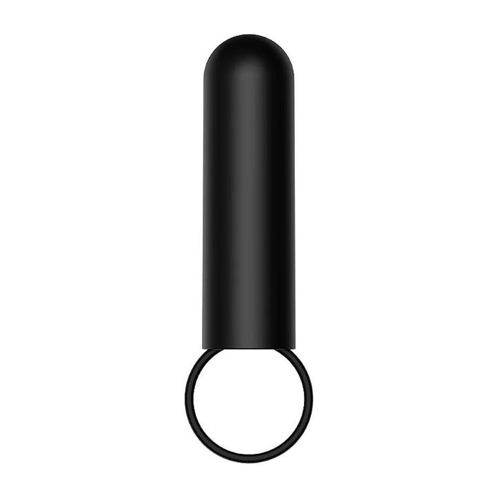Vibrador bullet com alça recarregável em imagem real de produto