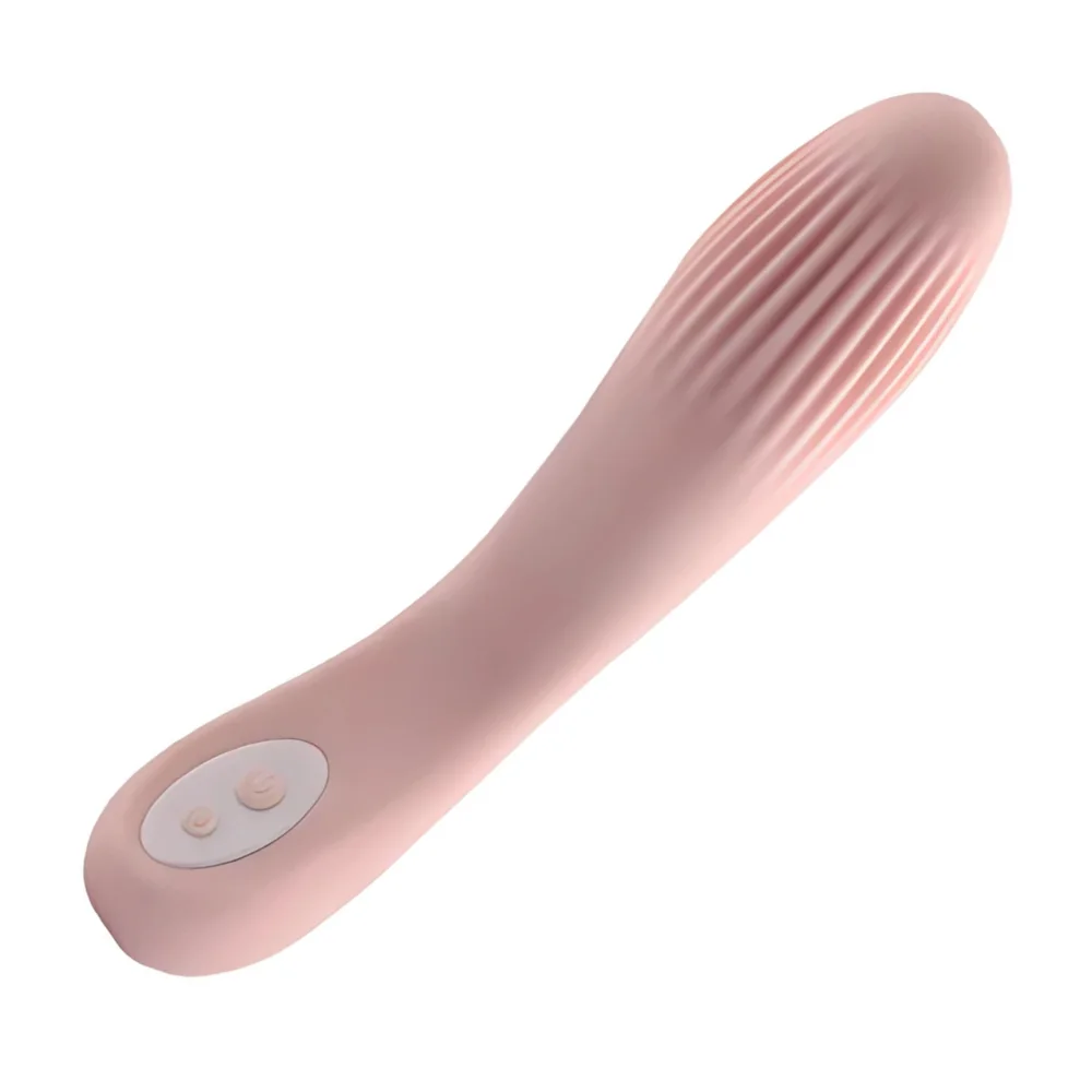 Vibrador personal recarregável usado como comparação com bullet clássico